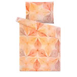 Sleep-well Povlečení mikroflanel Sleep-well ® 70x90cm + 140x200cm - SYMBIÓZA ORANŽOVÁ