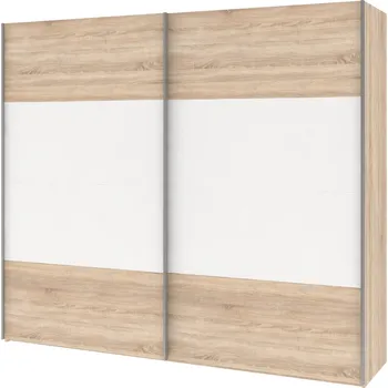 Šatní skříň Šatní skříň Uno plus 250 Bílá arctic/Dub artisan