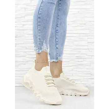 Dámské tenisky Seastar Béžové ponožkové tenisky NB552BE Velikost: 37