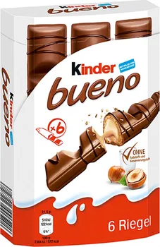 Čokoládová tyčinka Kinder Bueno 6 ks 129 g