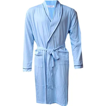 Dámské pyžamo C-Lemon Dámský bavlněný župan Clemon- V01 Barva: Tyrkysová, Velikost: XL