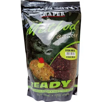 Návnadová surovina TRAPER Groundbait Method Feeder Ready 750 g Fish Mix