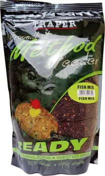 Návnadová surovina TRAPER Groundbait Method Feeder Ready 750 g Fish Mix