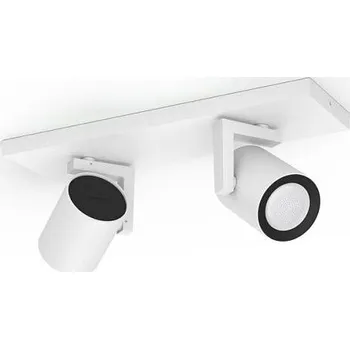 Bodové svítidlo 50622/31/P7 Hue WACA Argenta bodové LED svítidlo GU10 2x5,7W 350lm 2000-6500K RGB IP20 bílá Philips HUE