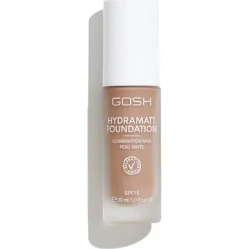 Make-up GOSH COPENHAGEN Hydramatt Foundation make-up pro smíšenou pleť - 014Y Dark 30 ml
