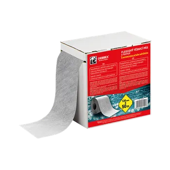 Izolační páska Den Braven Fleecový flexi těsnící izolační pás 120mm x 10m Varianta: Fleecový flexi těsnicí pás 120 mm, délka 10 m 10 m šedá