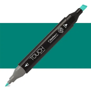 Lihová fixa TOUCH oboustranná Fine & Chisel, BG53 Turquoise green