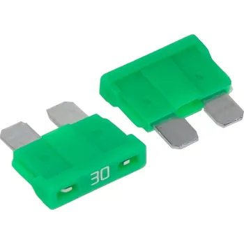 Autopojistky Pojistka nožová - 30A s LED, 10ks