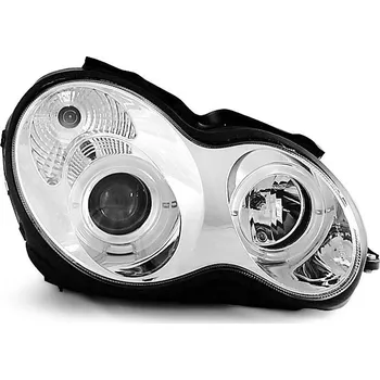 Přední světlomet TUNING-TEC Přední světla Mercedes Benz W203, C-classe 00-04 Angel Eyes - chrom