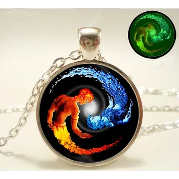 Řetízek Náhrdelník jin jang