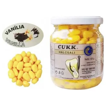 Návnadová surovina CUKK Kukuřice bez nálevu VANILKA - 125g