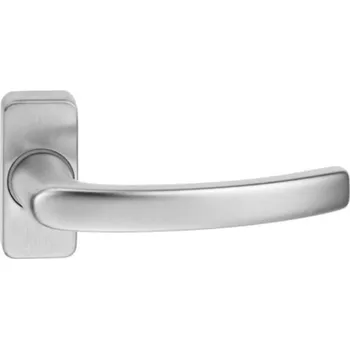 Dveřní kování Dieckmann Klika 2000/2034 8 mm na hranaté rozetě - nerez