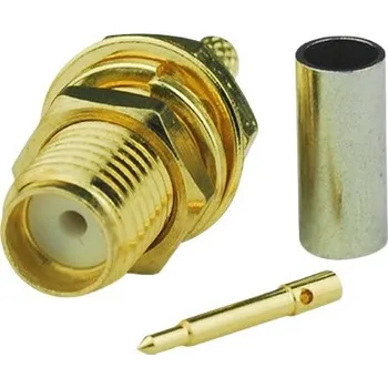 Anténní konektor W-Star RSMAF3 - Konektor RF RP-SMA /F (Female RG174, krimpovací, pin lze pájet i krimpovat
