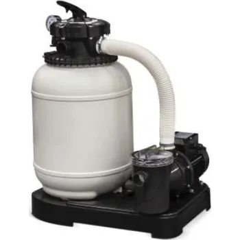 Ochranný vodní filtr Filtrační zařízení SkyPool 300 na paletě s čerpadlem P-XPERT 4, 4 m3 / h, s pěticestným ventilem, s propojovacím potrubím