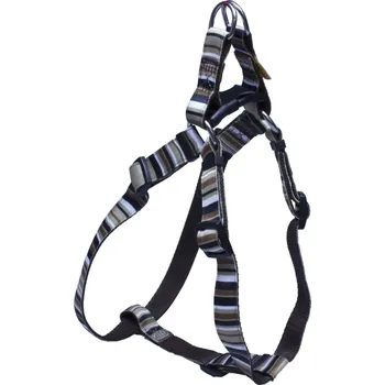 Postroj pro psa BAFPET Popruhové kšíry PROUŽKY Barva: Hnědá, Rozměr: 20mm x OH 44-72cm 18414PS