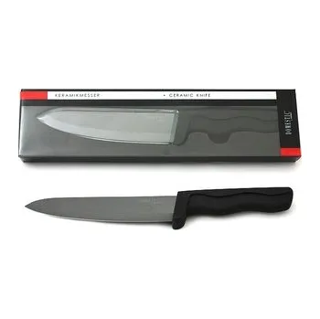 Kuchyňský nůž Nůž kuchyňský keramika 15cm černý DOMESTIC