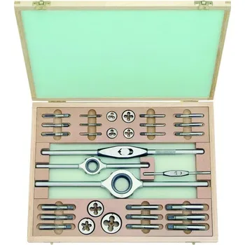 Závitořezný nástroj Bučovice Tools W1-II HSS kazeta řezného nářadí - BSW1/8"-1/2", materiál HSS (340012)