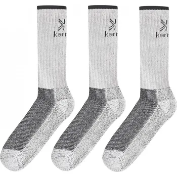 Pánské ponožky Karrimor Heavyweight Boot Sock 3 Pack Mens Beige Mens 12+