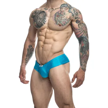 Pánské erotické prádlo Justin+Simon Cheek Bikini Aqua Velikost S