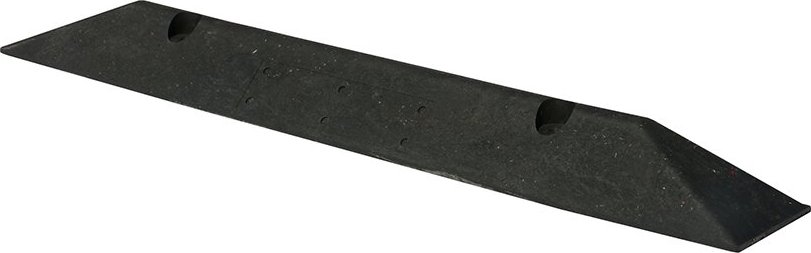 Černý plastový parkovací doraz Carstop - 78 x 10 x 6 cm