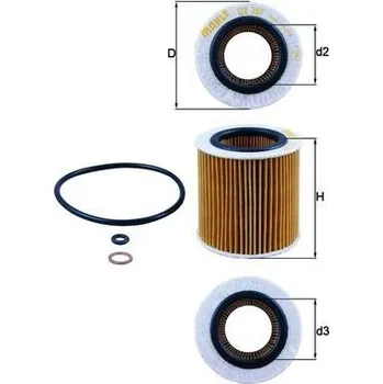 Olejový filtr Olejový filtr MAHLE OX 387D