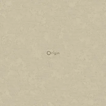 Tapeta Origin Béžová vliesová tapeta s jemným metalickým leskem 346206, Matières - Metal, Origin, velikost 0,53 x 10,05 m