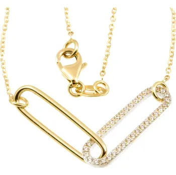 Náhrdelník ŠPERKY-NM, Zlatý náhrdelník článkový 327 Délka náhrdelníku: 45 cm