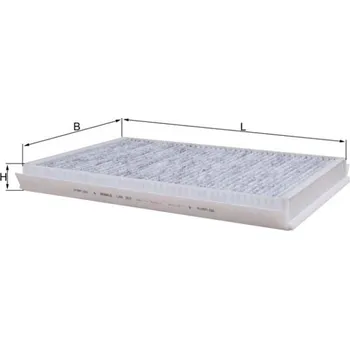 Ventilátor topení a klimatizace Filtr, vzduch v interiéru MAHLE LAK 307