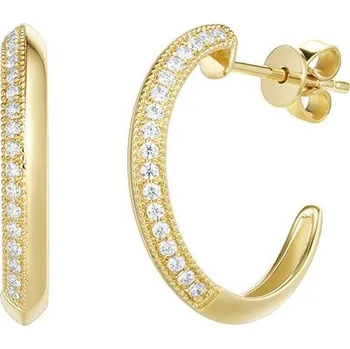 Náušnice Zlaté náušnice AURINO se zirkony E27550QCZZ4Y-1