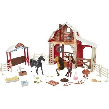 Mattel Spirit vychytaná stáj herní set HDK57