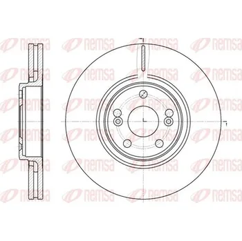 Brzdový kotouč Brzdový kotouč REMSA 6694.10