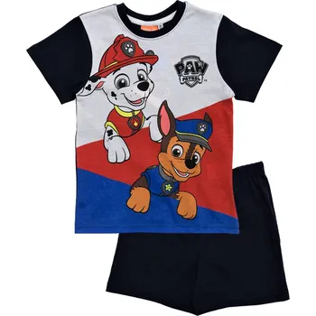 Chlapecké pyžamo OFICIÁLNÍ LICENCE Pyžamo TLAPKOVÁ PATROLA krátké tmavomodré, vel. 104