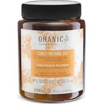 Vlasová regenerace Ohanic Curly Method Mask 3in1 1000ml - Maska na vlnité vlasy