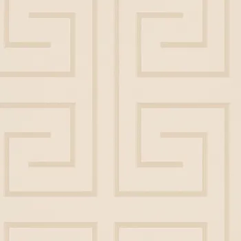 Tapeta Zambaiti Parati Luxusní béžová geometrická vliesová tapeta na zeď Z76032, Vision, Zambaiti Parati, velikost 0,7 x 10 m