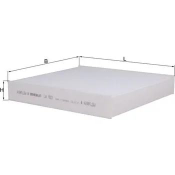 Ventilátor topení a klimatizace Filtr, vzduch v interiéru MAHLE LA 923