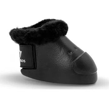 Koňské kamaše GATUSOS Zvony Royal GATUSOS, s beránkem, pár, černé M