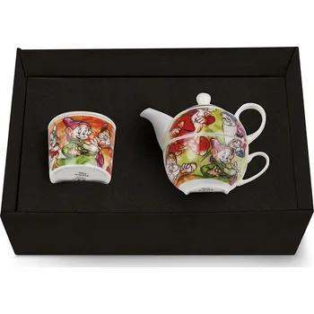 Konvice na čaj Egan DISNEY THE SEVEN DWARFS Sada čajové konvičky pro jednoho a cukřenky