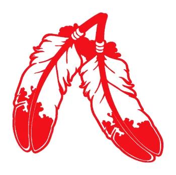 Samolepící dekorace SAMOLEPKA Peříčka 003 pravá indiánský motiv (10 - červená) NA AUTO, NÁLEPKA, FÓLIE, POLEP, TUNING, VLASTNÍ TEXT, TISK, AUTOSAMOLEPKY.cz, POLEPY, OBRÁZEK, LOGO, SAMOLEPKY