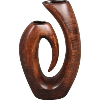 Váza Nohel Garden Váza O AVANDGARD WOOD keramická matná v20cm