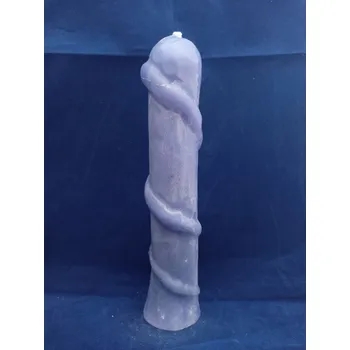 Svíčka Svíčka figurální Had fialový