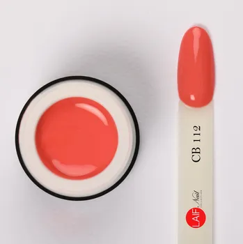 Umělé nehty Laif Barevný UV/LED gel oranžový CB 112 Koralle 6ml