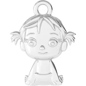 Přívěsek Šperky4U Stříbrná komponenta holčička - KST1132