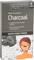 Beauty Formulas Charcoal Nose Pore Strips 6 ks