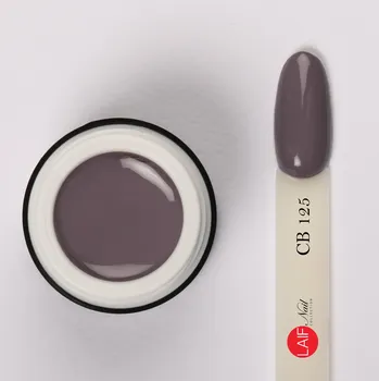 Umělé nehty Laif Barevný UV/LED gel šedý CB 125 Taupe 6ml