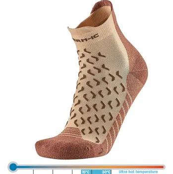 Pánské termo ponožky Therm-ic Outdoor UltraCool Ankle Beige/Brown 35-38