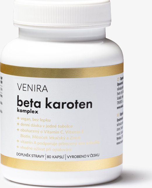 VENIRA beta karoten komplex, 80 kapslí