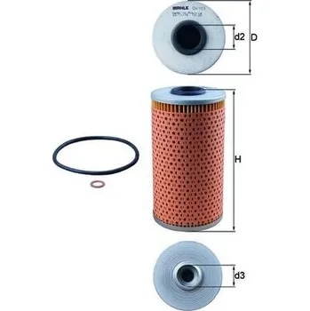 Olejový filtr Olejový filtr MAHLE OX 103D