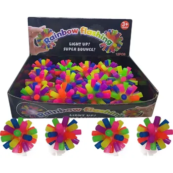 POP IT Rappa Míček s ostny 8 cm se světlem