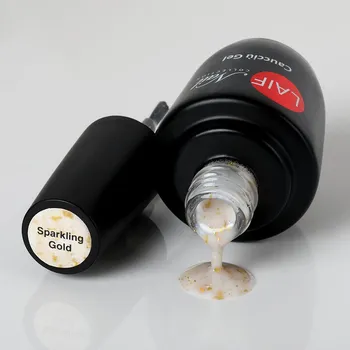 Umělé nehty Laif Kaučukový Sparkling Gold UV/LED Gel 15ml