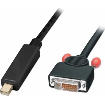 Video kabel Lindy DisplayPort Mini – kabel DVI-D 3m černý (41697)
